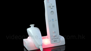 Brando Jumps on Wiimote Charging Stand Train